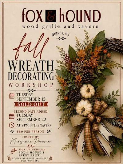 2nd Date Added!  Wreath Workshop with Maryanne Donovan
