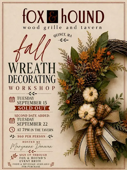 2nd Date Added!  Wreath Workshop with Maryanne Donovan