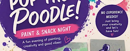 Pop the Poodle Paint and Sip Workshop