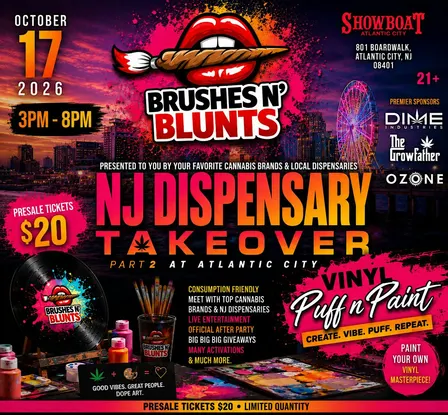 Brushes N’ Blunts Vinyl Paint Party