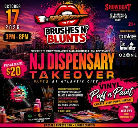 Brushes N’ Blunts Vinyl Paint Party