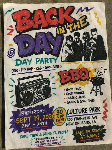 Back In The Day-Day Party