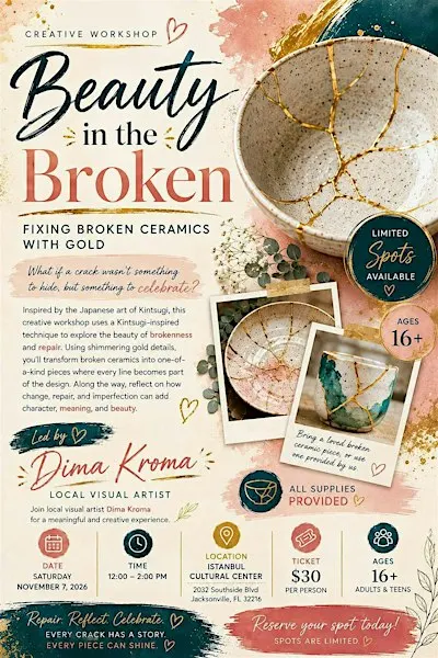 Beauty in the Broken: Fixing Broken Ceramics with Gold