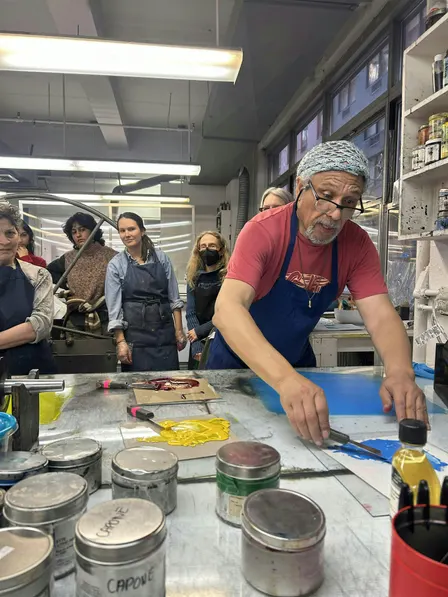Stencil Monotype Viscosity Workshop with Michael Kelly Williams