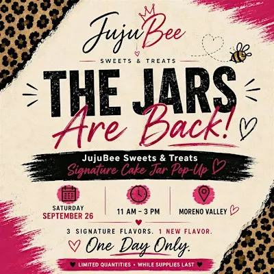 JujuBee Sweets & Treats: Signature Cake Jar Pop-Up