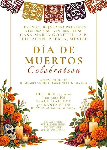 Dia de los Muertos Benefit for Girls of Casa Hogar Maria Goretti
