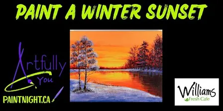 3rd December  Paint Night at Williams Fresh Cafe, Pier 8, Hamilton