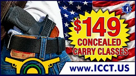 16 Hour Concealed Carry Class Saturday's & Sunday's 9:00 A.M. to 6:00 P.M.