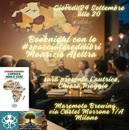 Booknight con lo #spacciatoredilibri Maurizio Afeltra e Chiara Piaggio