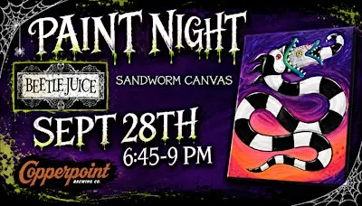 Beetlejuice Paint Night