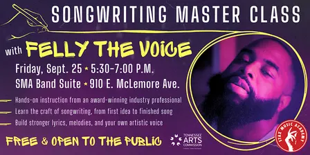 Songwriting Master Class with Felly the Voice