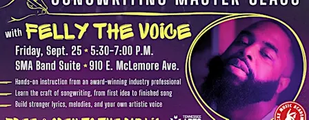 Songwriting Master Class with Felly the Voice