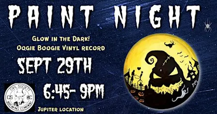 Glow in the Dark Oogie Boogie Viny Painting l Record