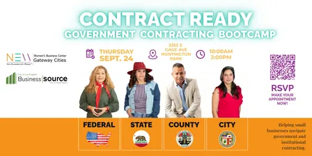 Government Contracting Bootcamp:  Federal • State • County • City • Private