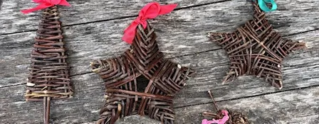 Christmas In October—Weaving Willow Ornaments