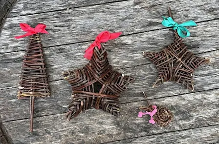 Christmas In October—Weaving Willow Ornaments