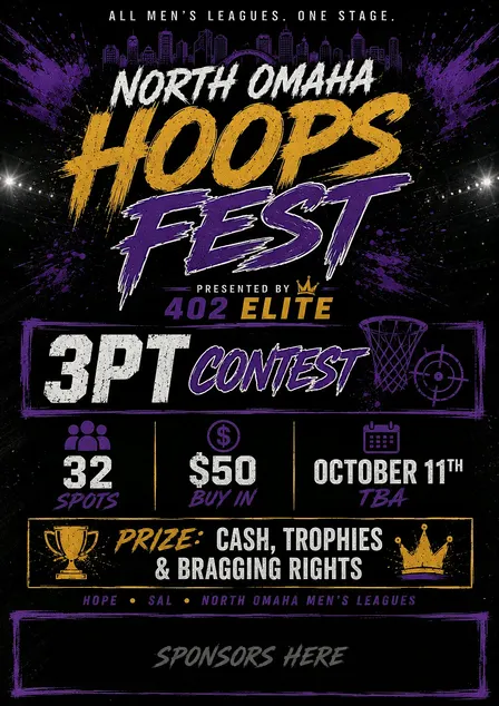 North Omaha Hoops Fest 3pt Contest Entry