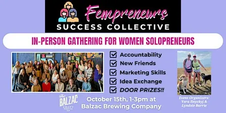 Fempreneurs Success Collective - October In-Person Gathering