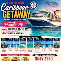 8-Day Eastern Caribbean from Norfolk, VA carnival sunshine