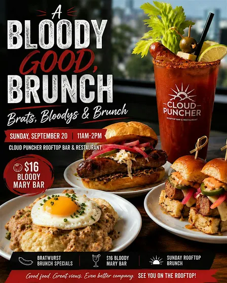 A BLOODY GOOD BRUNCH - Brats, Bloodys & Brunch