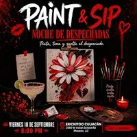 Paint  & Sip | Noche de despechadas | musica en vivo