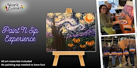 Cape Coral Canvas and Wine Party - Spooky Starry Night
