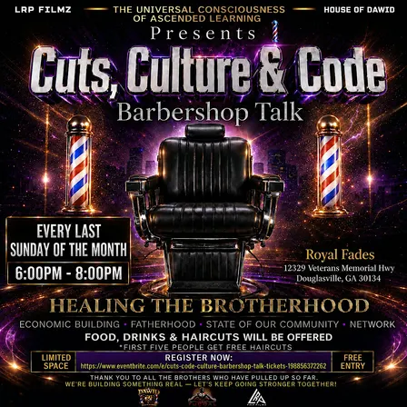 CUTS, CODE & CULTURE: BARBERSHOP TALK