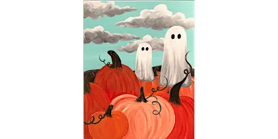 Spooky Pumpkin Patch - Paint and Sip in Houston | Classpop!™
