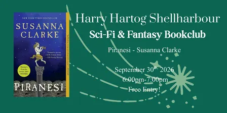 Harry Hartog Shellharbour Fantasy Bookclub - Piranesi