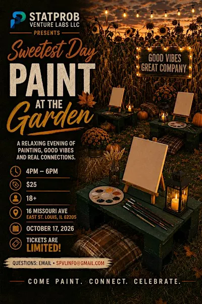 SWEETEST DAY: PAINT AT THE GARDEN