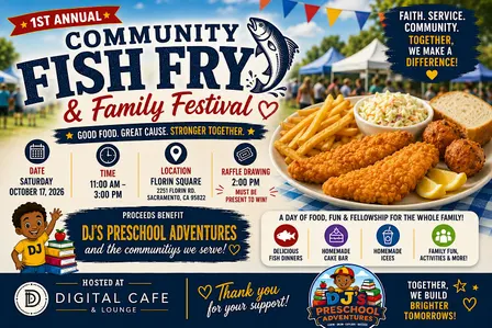 "DJ  Preschool Adventure" 1st Annual Community Fish Fry