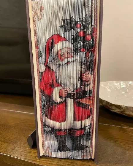 Christmas Fore Edge Book Folding Creative Workshop