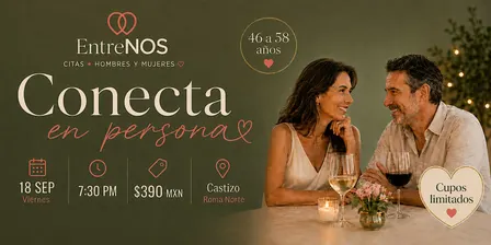 EntreNOS | Citas para Hombres y Mujeres de 46 a 58 años