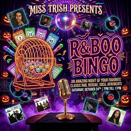 R&Boo Bingo -Halloween R&B Bingo & Album Cover Party