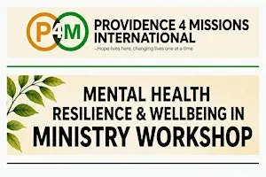Mental Health Resilience and Wellbeing in Ministry Workshop