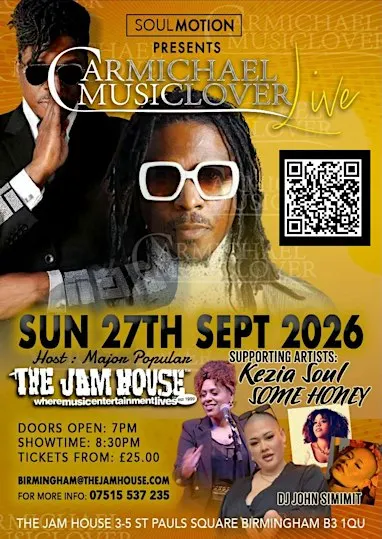 Carmichael Live in concert at The Jam House