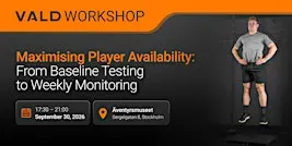 Maximising Player Availability: From Baseline Testing to Weekly Monitoring