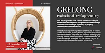 GEELONG | Professional Development Training Day for Property Managers