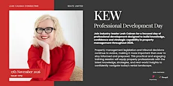 KEW |  Professional Development Training Day for Property Managers
