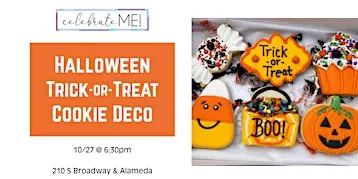Halloween Trick or Treat Cookie Decorating
