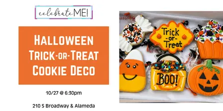 Halloween Trick or Treat Cookie Decorating