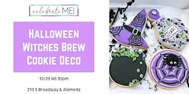 Halloween Witches Brew Cookie Decorating