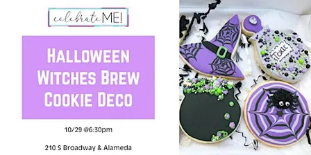 Halloween Witches Brew Cookie Decorating