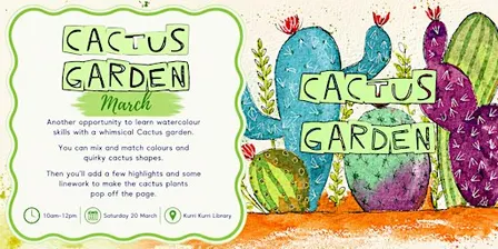 Create, Relax, Connect: Cactus Garden