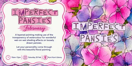 Create, Relax, Connect: Imperfect Pansies