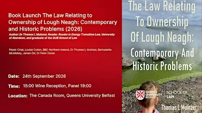 Book Launch The Law Relating to Ownership of Lough Neagh