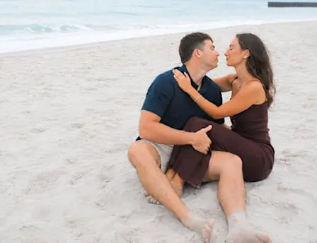 Broadway Beach Cape May Couples Photo Session