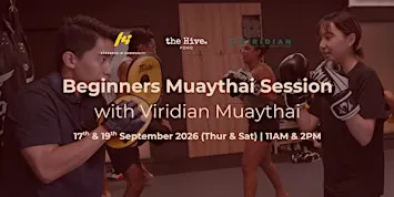 Beginners Muaythai Session with Viridian Muaythai