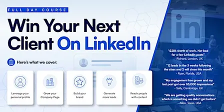 Win Clients on LinkedIn - Full Day Course - SOUTHAMPTON Social Selling
