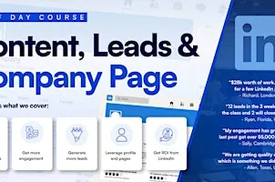 Content, Leads & Company Page (Half Day Course) - SOUTHAMPTON